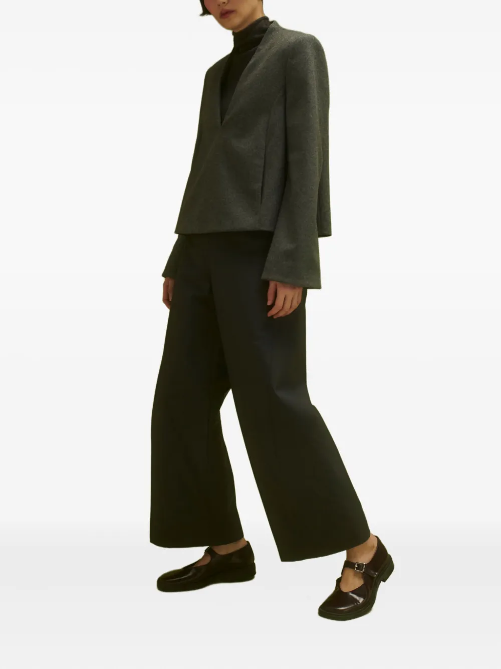 Annette Görtz V-neck Blouse In Gray