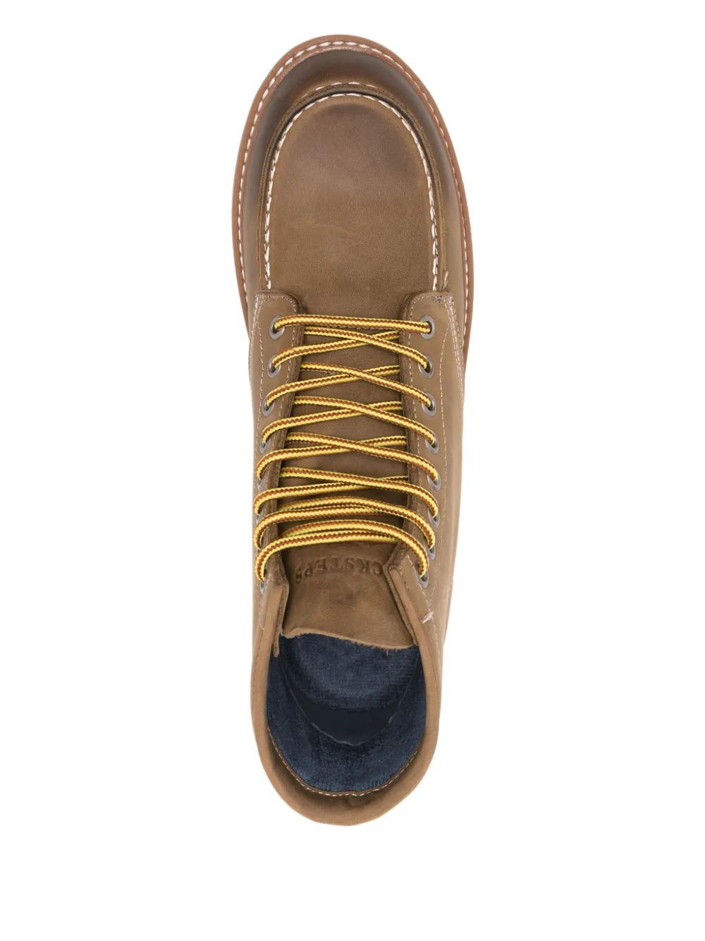 Docksteps Lace-up Leather Boots In Brown