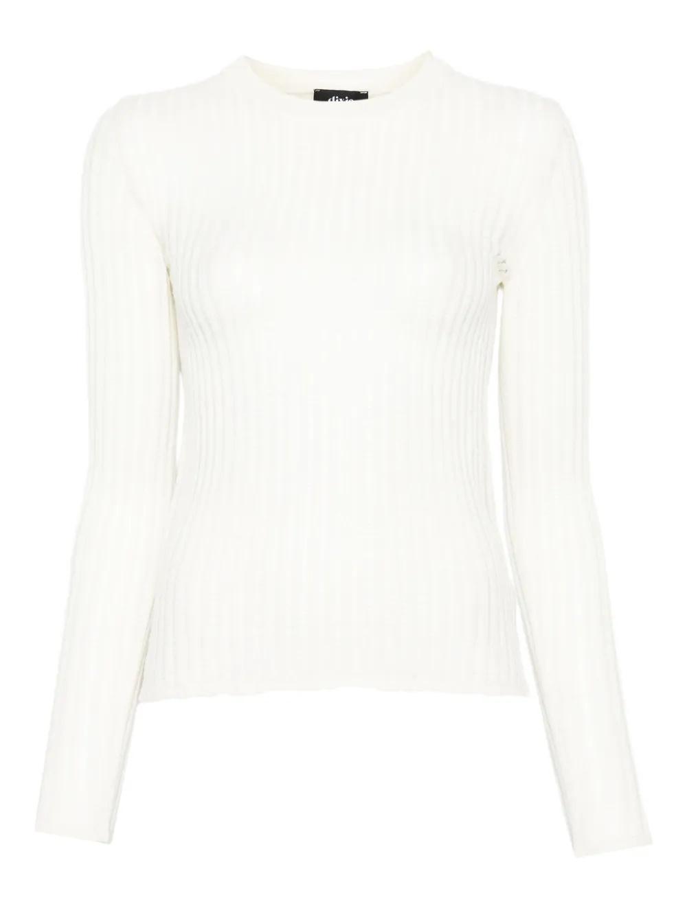 DIXIE suéter de canalé | blanco | Image 1