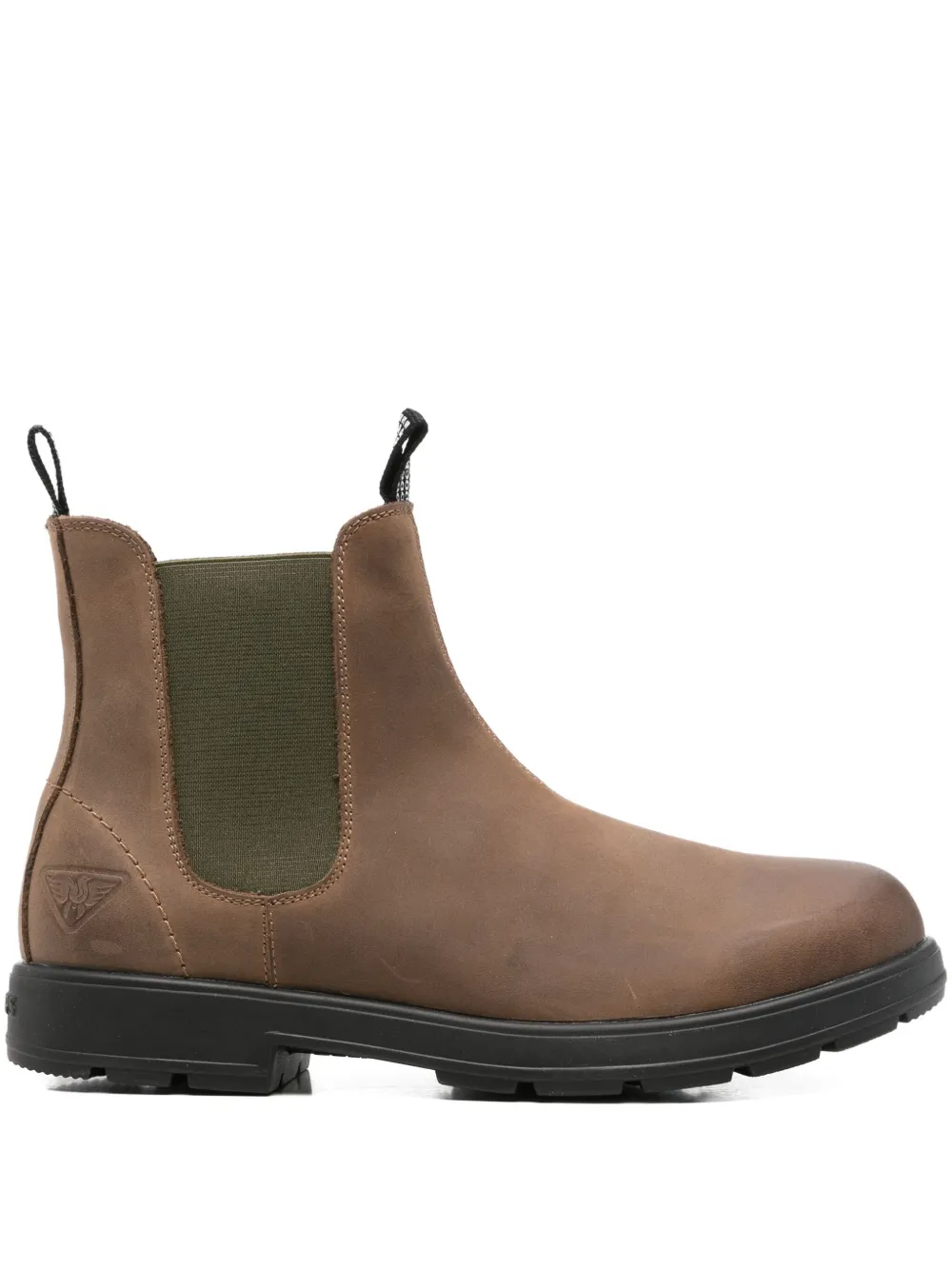 Docksteps Leather Chelsea Boots In Brown