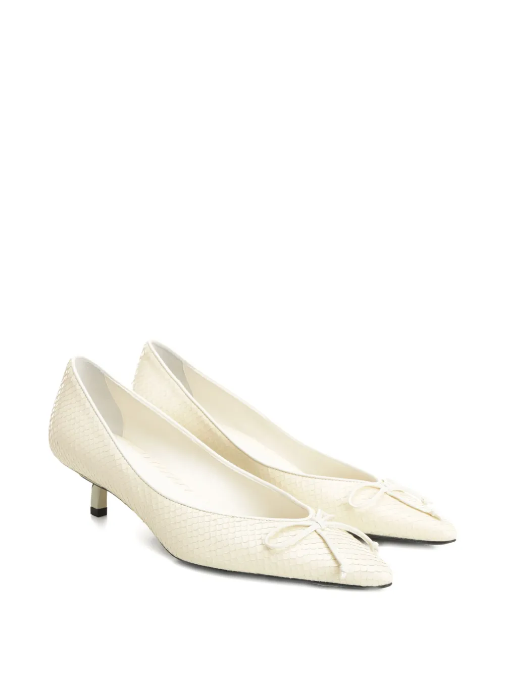Jacquemus 45 mm Tourni pumps Beige
