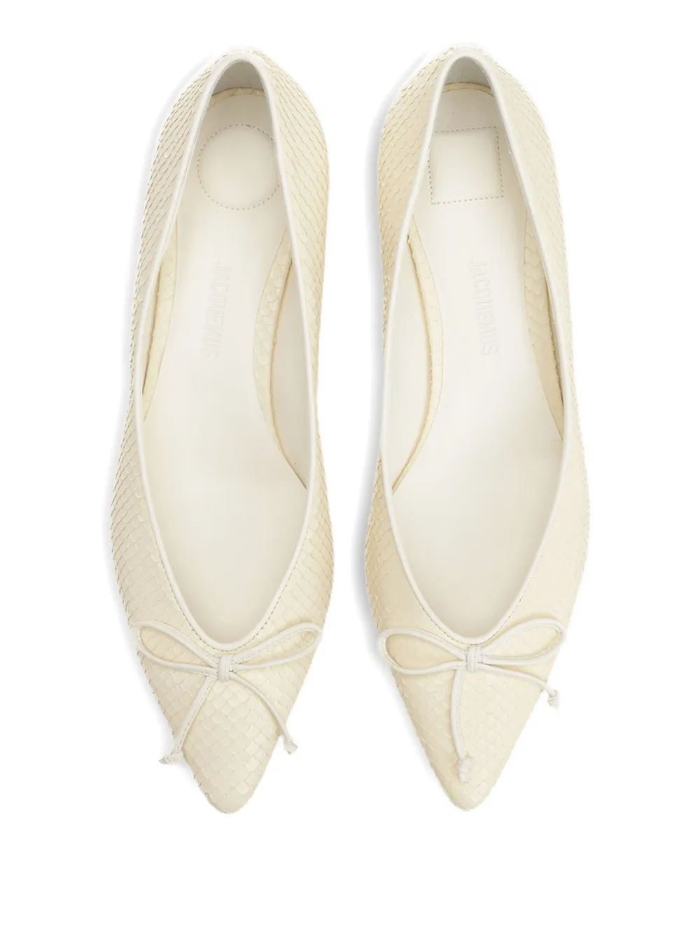 Jacquemus 45 mm Tourni pumps Beige