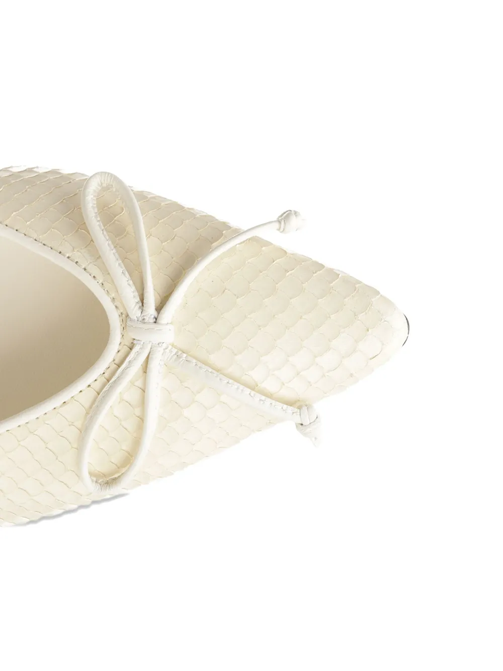 Jacquemus 45 mm Tourni pumps Beige
