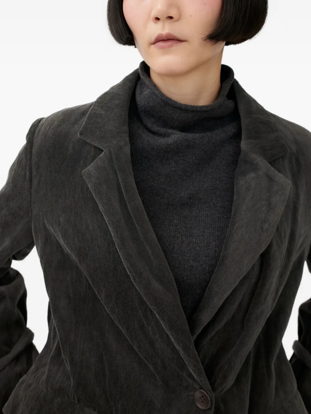 Annette Görtz Kina Fifted Jacket In Gray
