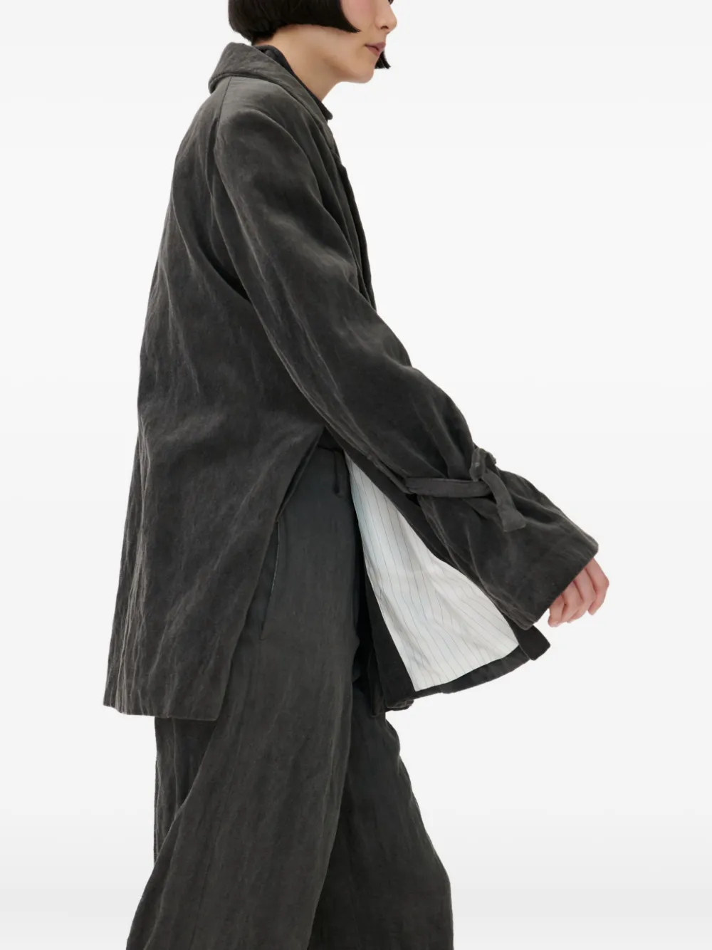 Annette Görtz Kina Fifted Jacket In Gray