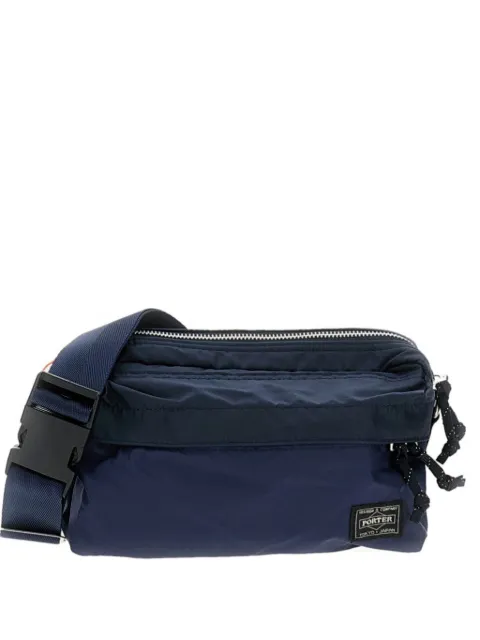 Porter-Yoshida & Co. logo-patch shoulder bag