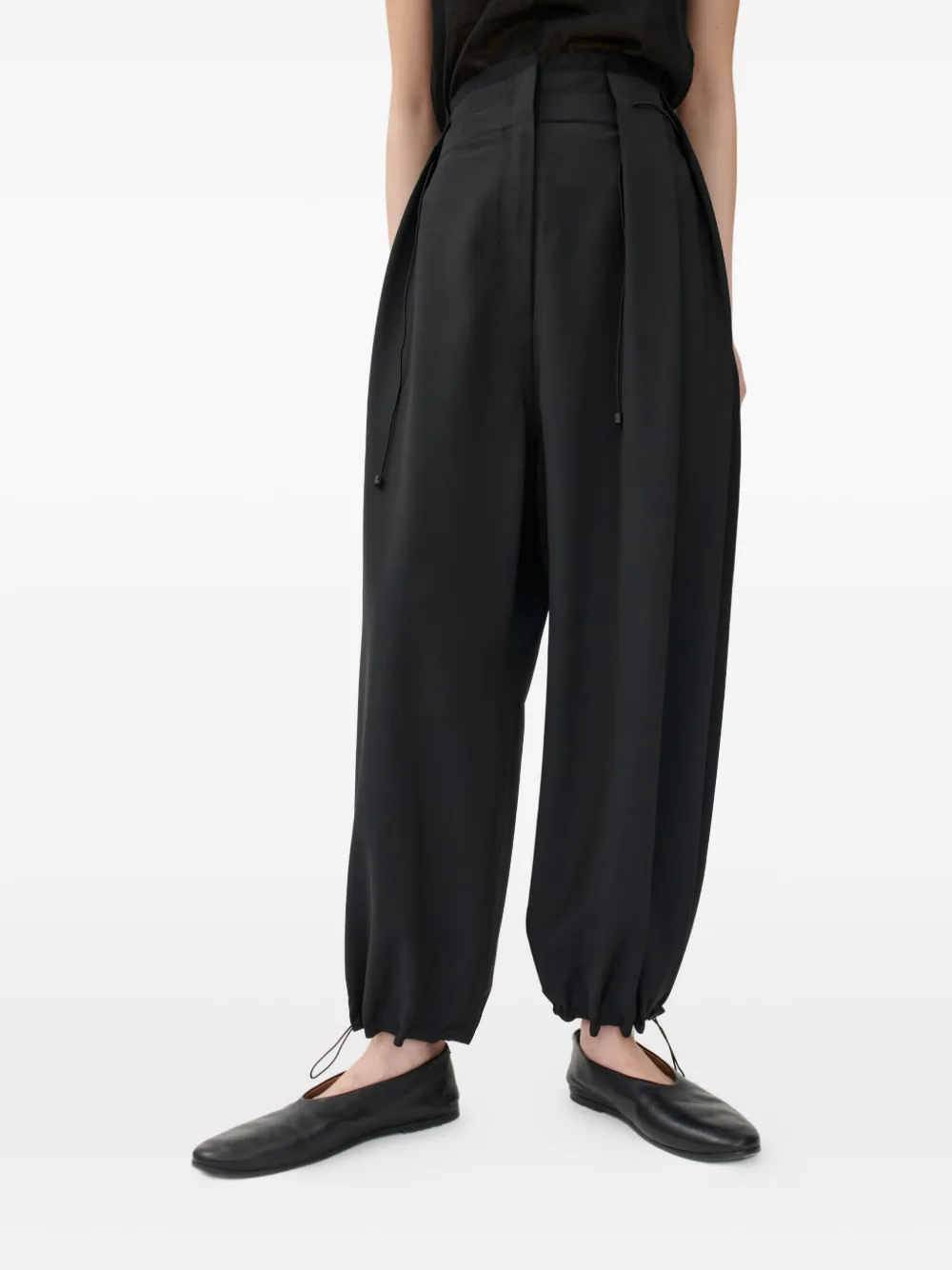 Annette Görtz Frany high-waisted trousers - ブラック Annette Görtz Frany high-waisted trousers - ブラック