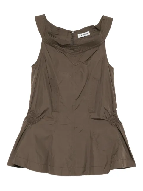 Low Classic shirred blouse top