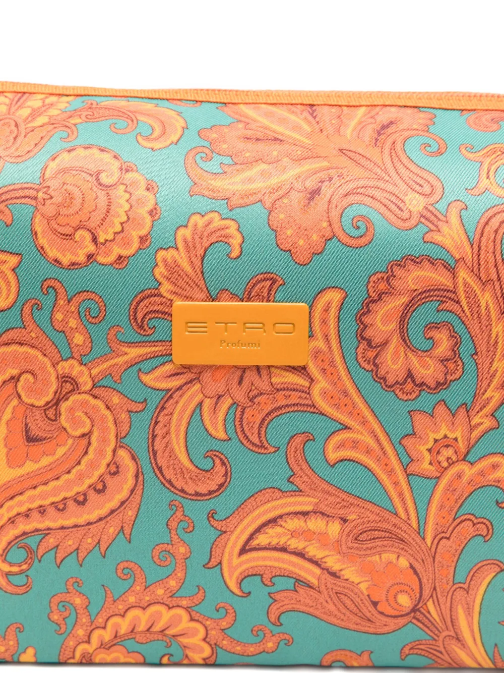 Etro Paisley-pattern Trapeze Makeup Bag In Blue