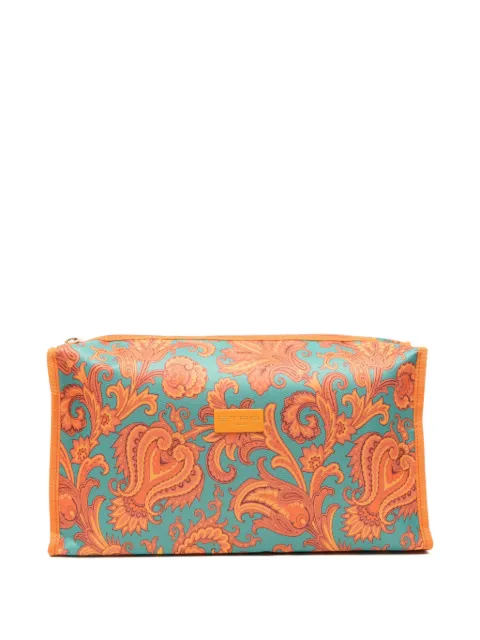 ETRO paisley-pattern trapeze makeup bag 