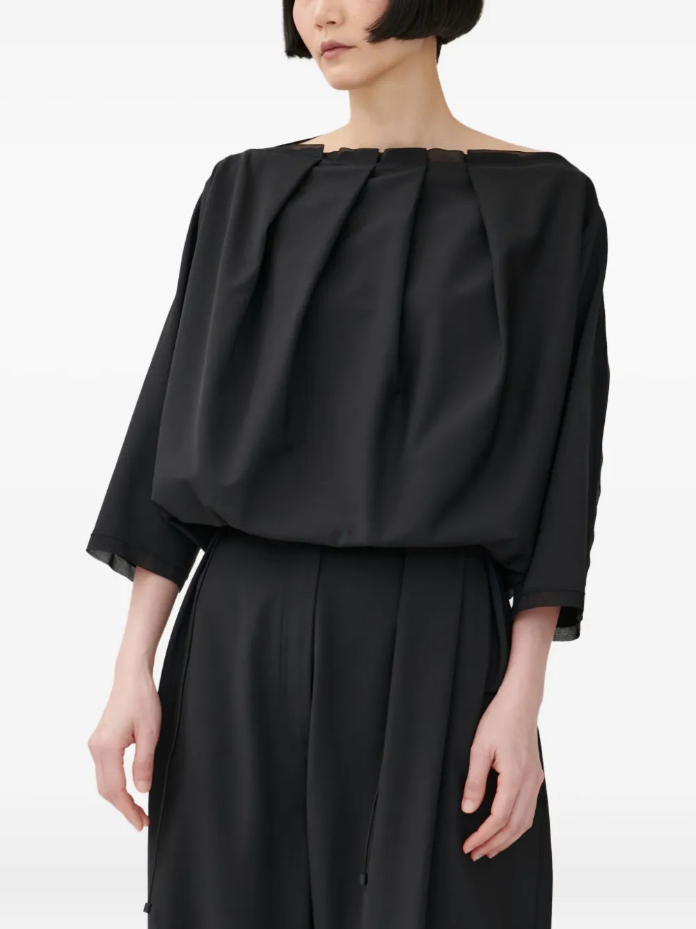 Annette Görtz Pleated Freya Top In Black