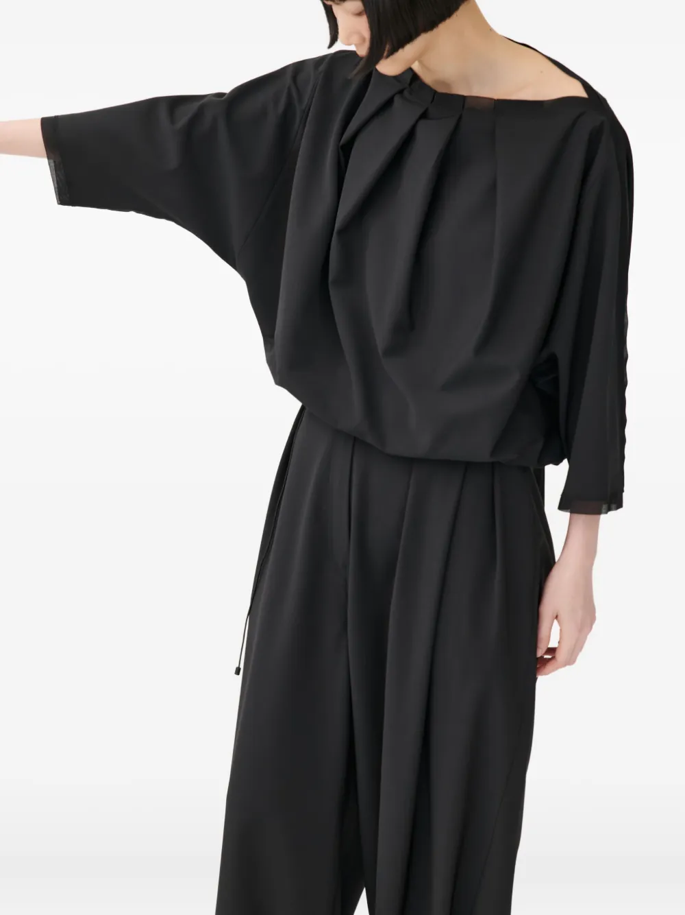 Annette Görtz Pleated Freya Top In Black
