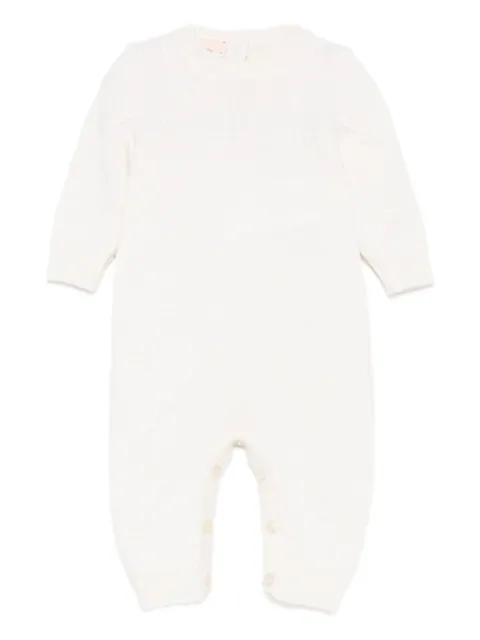 Elisabetta Franchi La Mia Bambina diamond-pattern babygrow