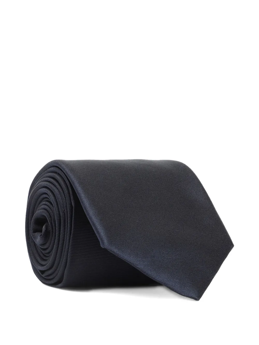 Canali cravate rayée en soie | noir | Image 1