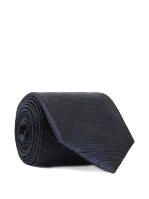 Canali striped silk tie