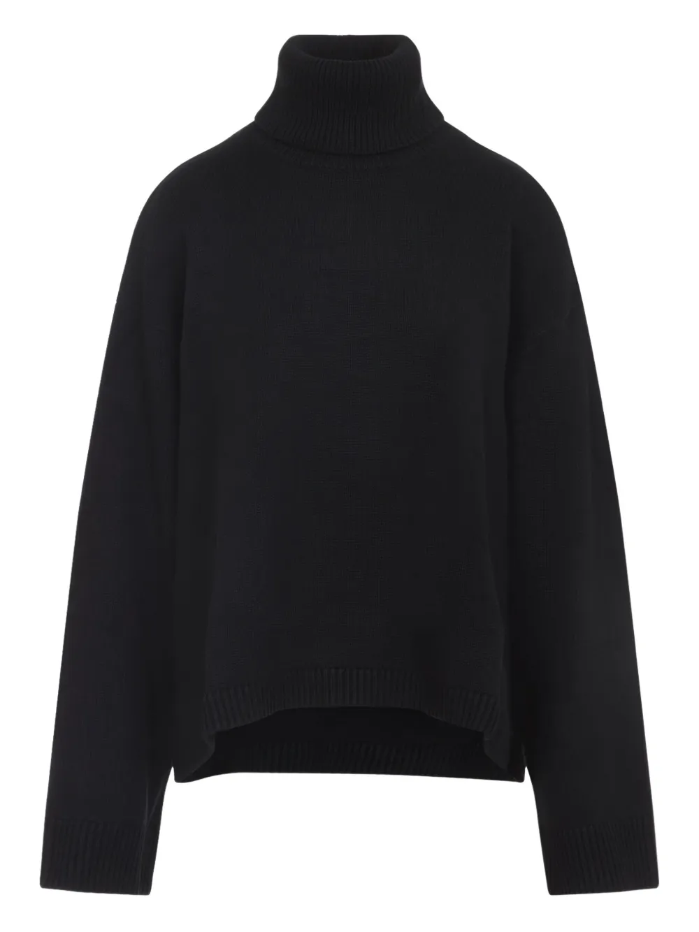 The Frankie Shop roll-neck wool sweater | Black | Image 1