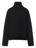 The Frankie Shop roll-neck wool sweater - Black
