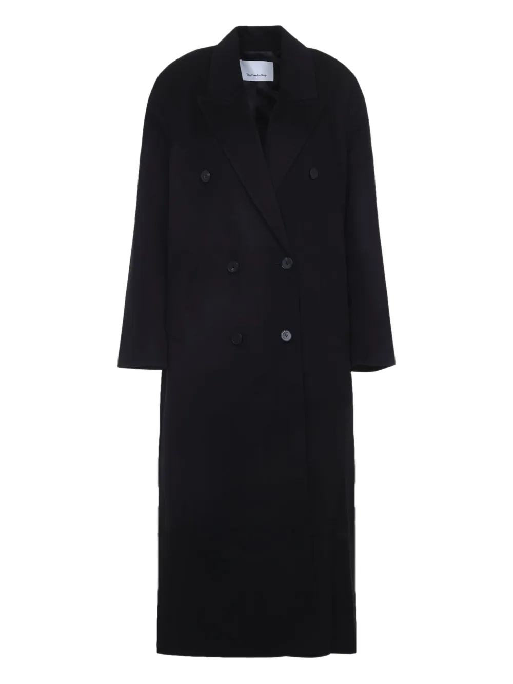 The Frankie Shop wool double-breasted coat - ブラック The Frankie Shop wool double-breasted coat - ブラック