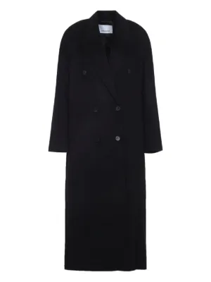 美品The Frankie Shop ブラック ウールピーコート XS perfect silhouette down / black （パーフェクトシルエット
