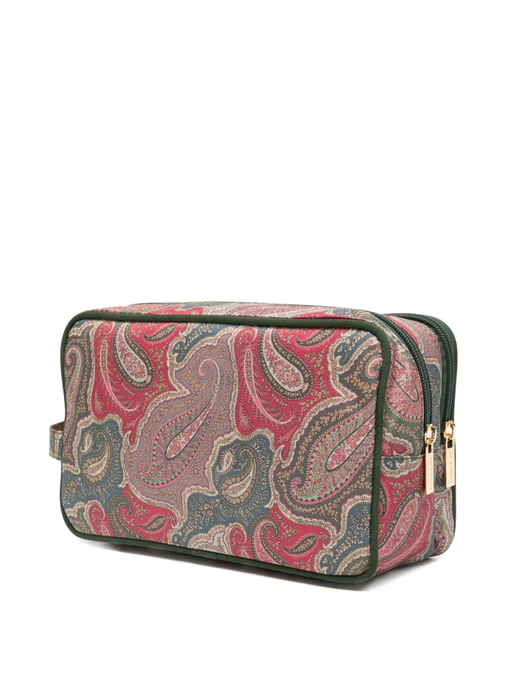 ETRO paisley-pattern wash bag - Groen