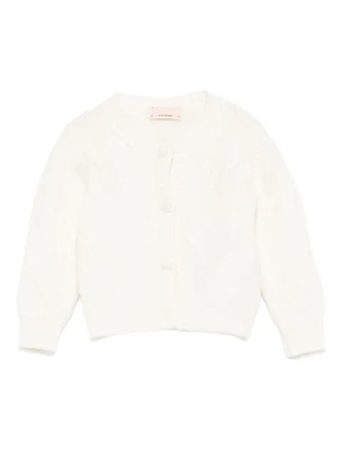 Elisabetta Franchi La Mia Bambina diamond-pattern cardigan