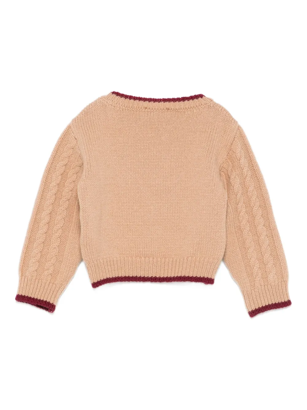 Elisabetta Franchi La Mia Bambina cable-knit sweater | Knitwear | Image 2
