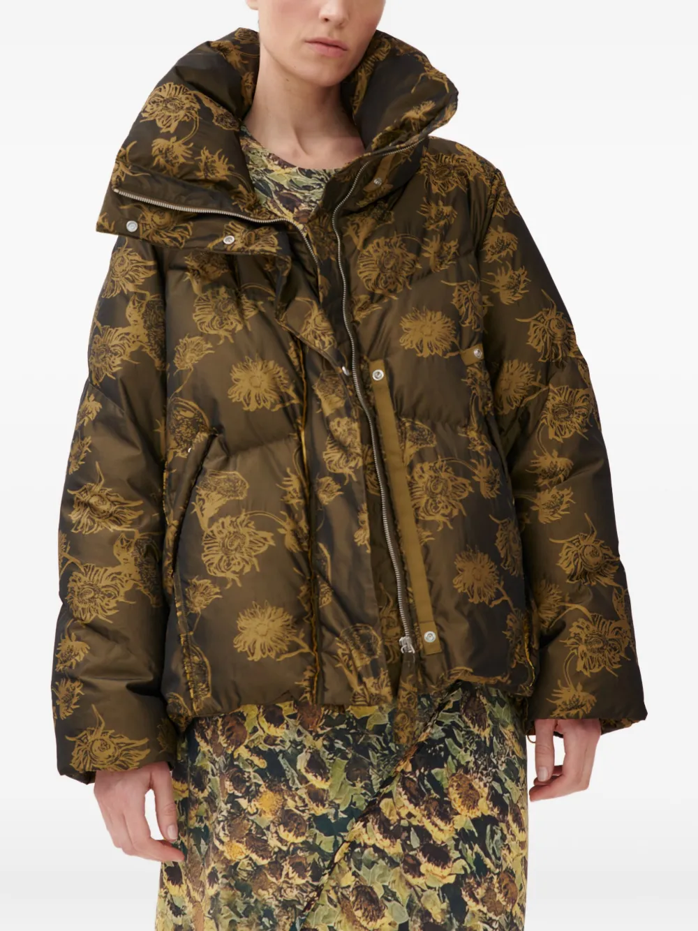 Annette Görtz Amo puffer jacket - ブラウン Annette Görtz Amo puffer jacket - ブラウン