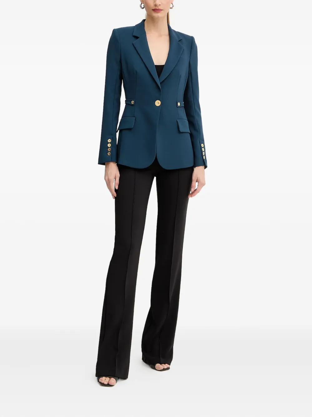 Elisabetta Franchi button embellished blazer | Blazers | Image 2