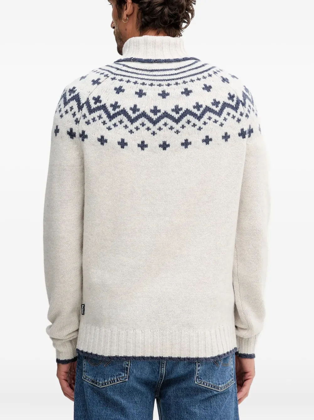 Barbour Coltrui met patroon Wit