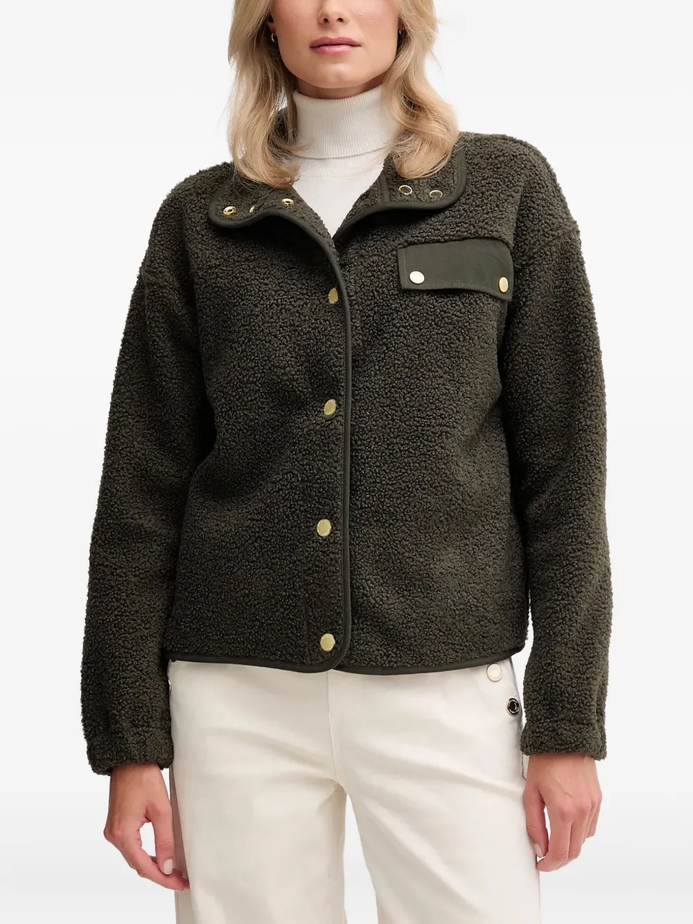 Barbour buttoned pocket jacket | Green | Image 1