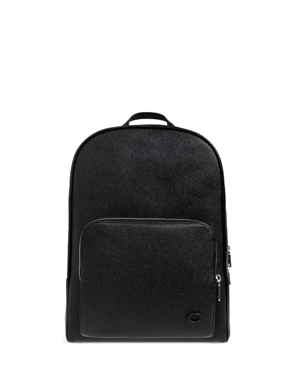coach backpack black Taylor Small Crafted of natural grain leather with beautiful texture and soft feel this organized backpack has space for a 15 laptop interior multifunction pockets to hold small accessories and exterior side pockets for easy access to essentials Coach Wade Backpack | Black