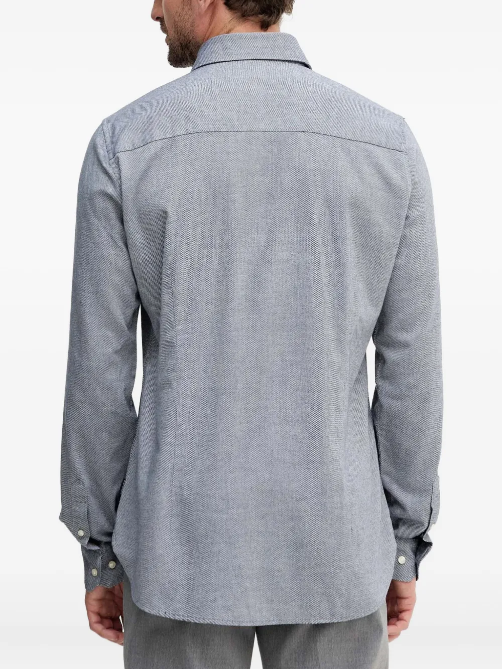 Barbour Elmfield Logo-detail Shirt In Blue