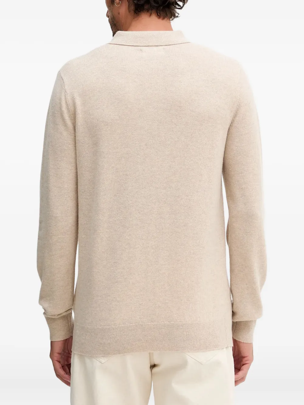 Barbour Logo-embroidered Polo Shirt In Neutral