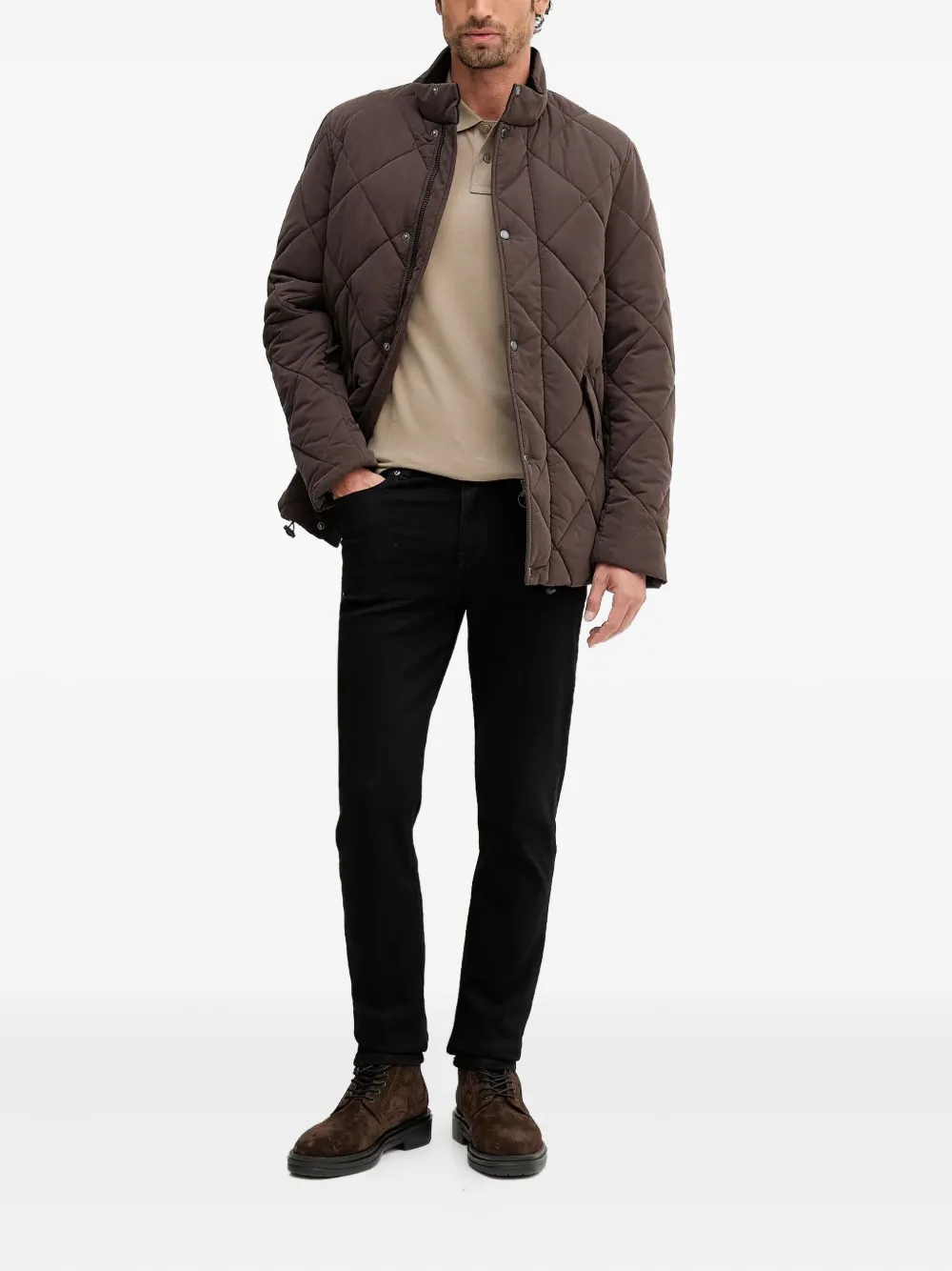 Barbour quilted buttoned jacket | Padded & Down Jackets | Image 2