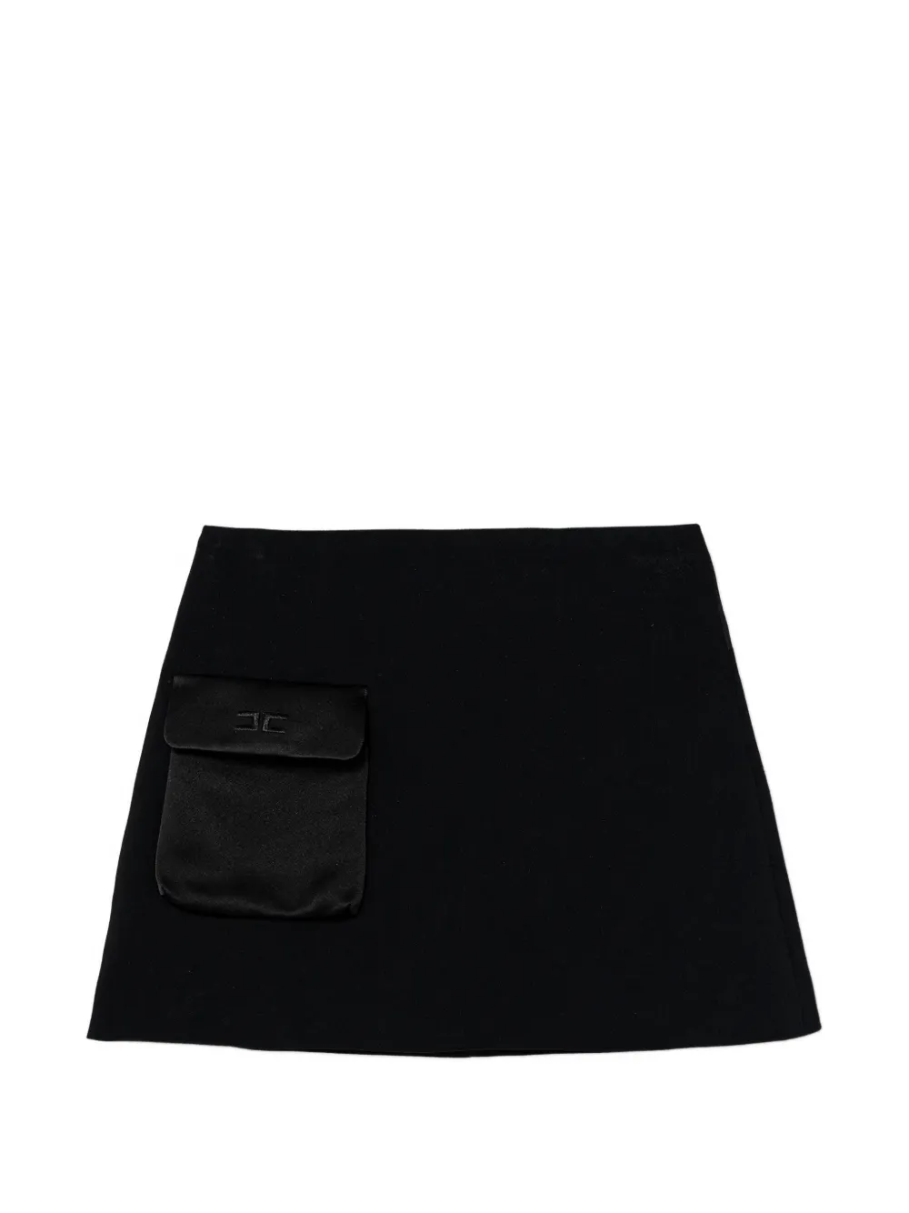 Elisabetta Franchi La Mia Bambina front-pocket skirt - Nero