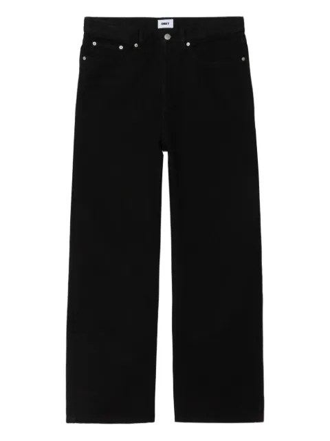Obey Classic Baggy logo patch denim trousers