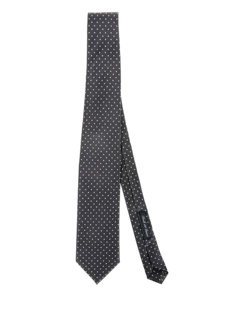 BIGI MILANO polka-dot silk tie