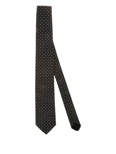 BIGI MILANO geometric-pattern silk tie