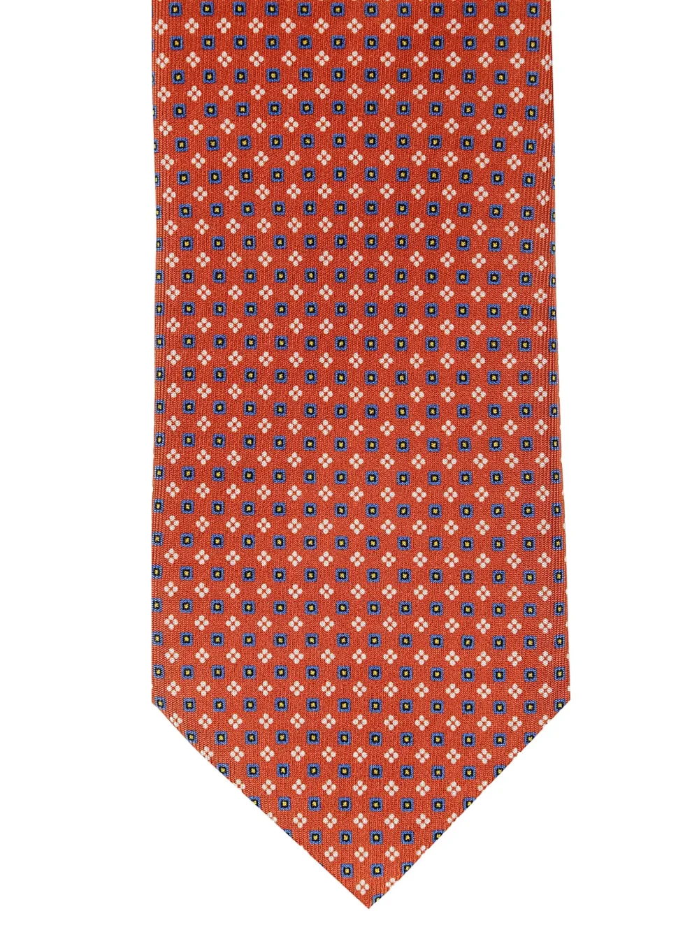 BIGI MILANO Stropdas met geometrisch patroon - Rood