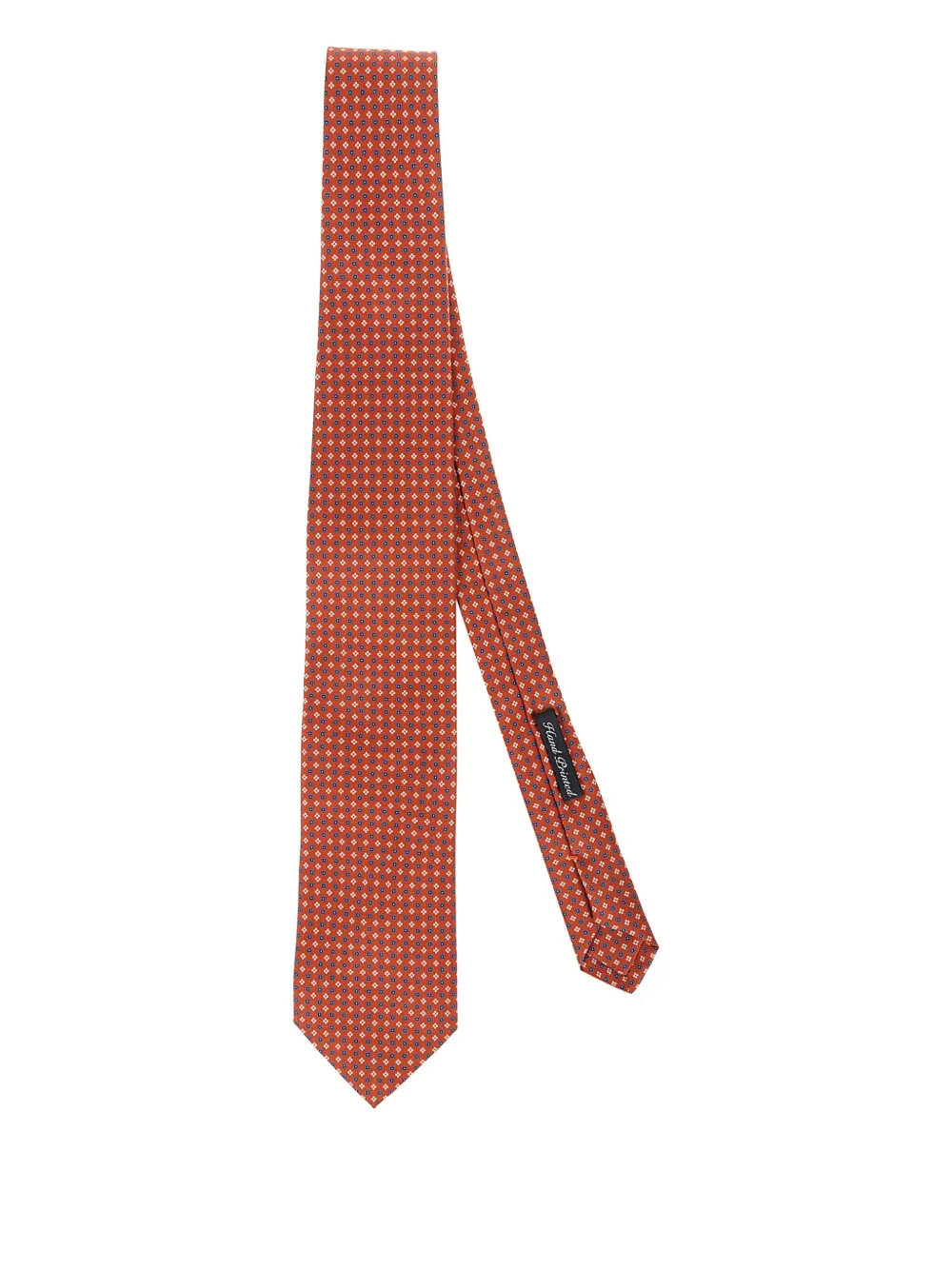 BIGI MILANO geometric-pattern tie | Red | Image 1