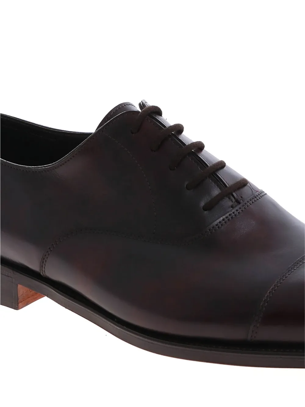 John Lobb Leren Oxford schoenen Bruin