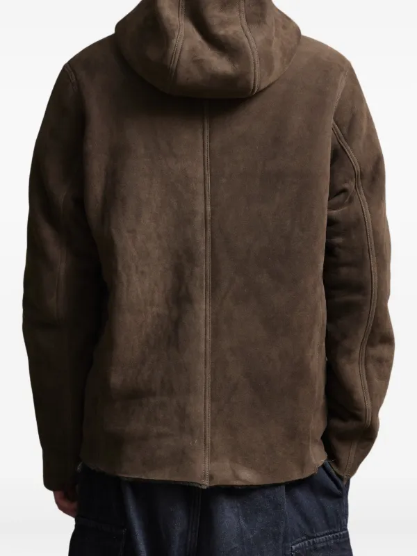 Giorgio Brato フーデッド ムートンジャケット