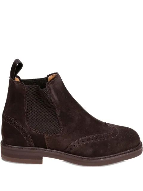 Berwick Shoes suede chelsea boots
