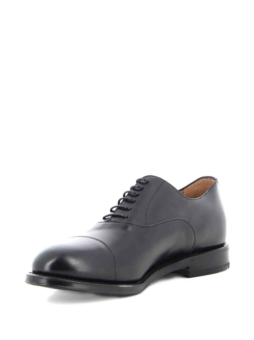 Neil Barrett Oxford leren veterschoenen Zwart
