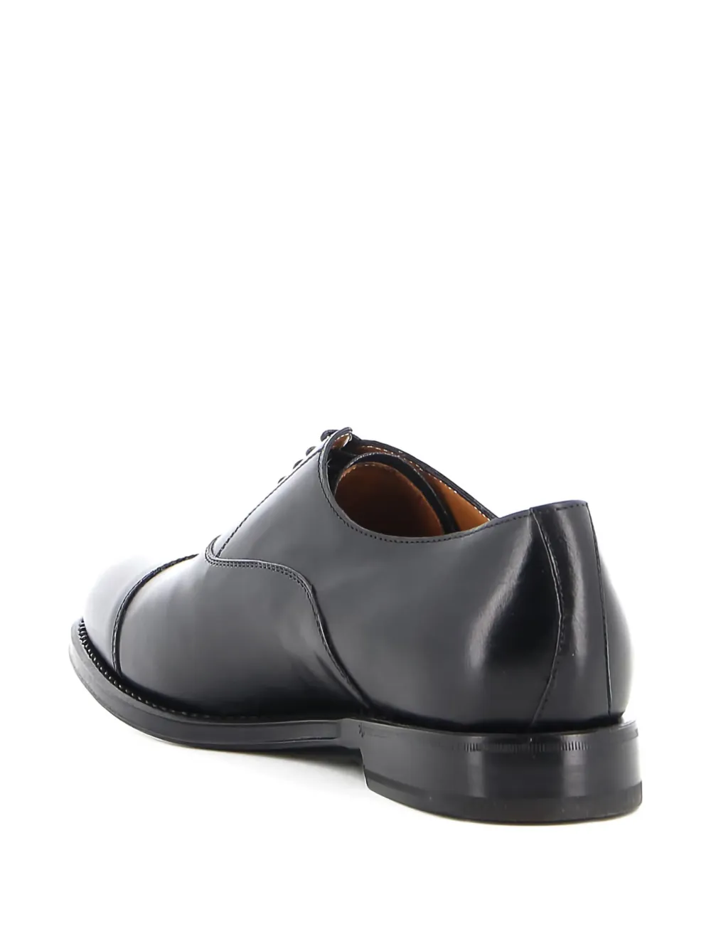 Neil Barrett Oxford leren veterschoenen Zwart