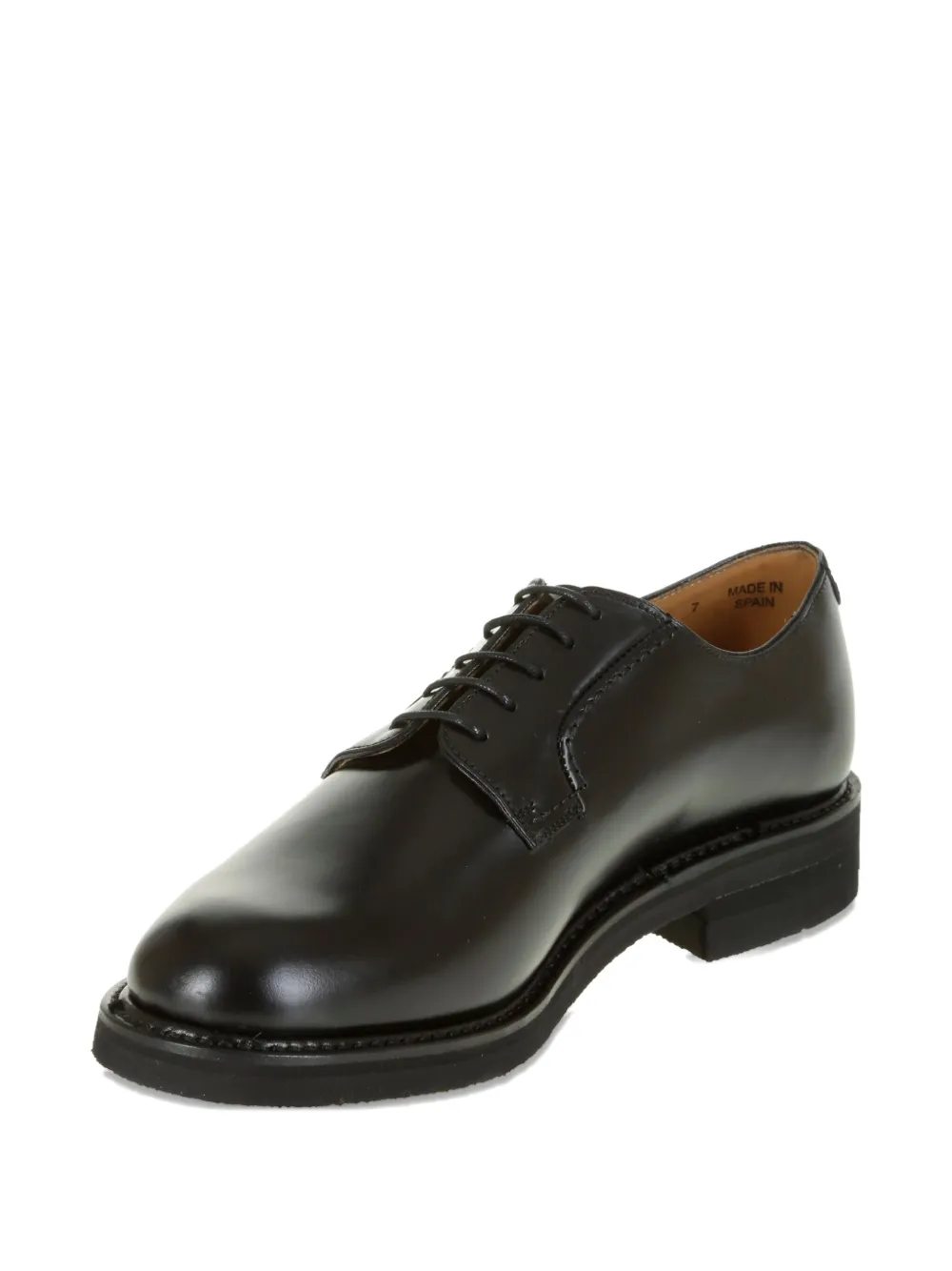 Berwick Shoes Leather Derby Shoes In Black