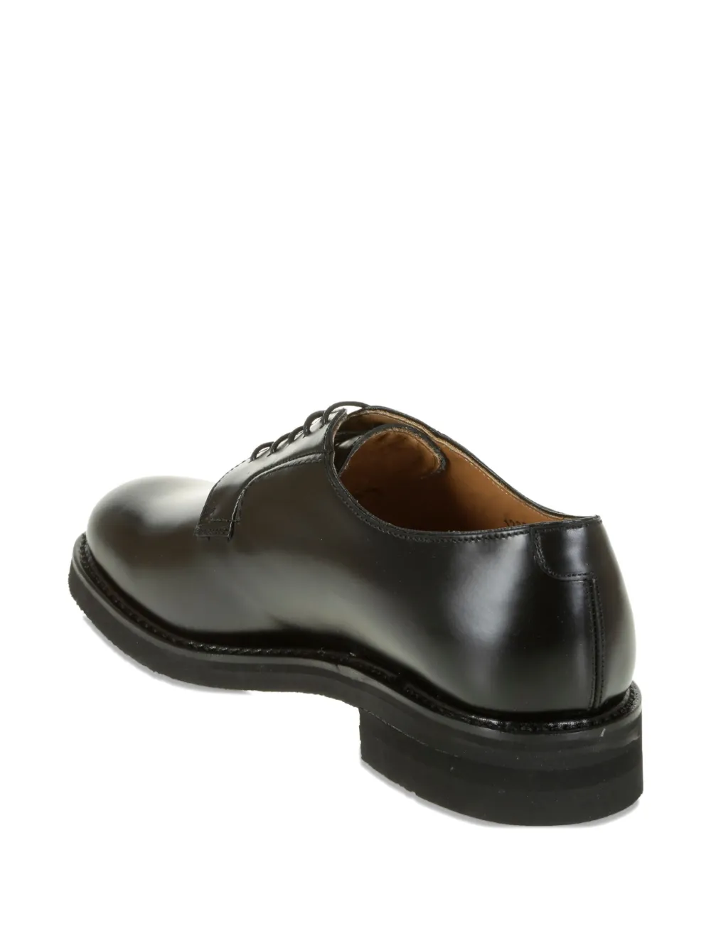 Berwick Shoes Leather Derby Shoes In Black