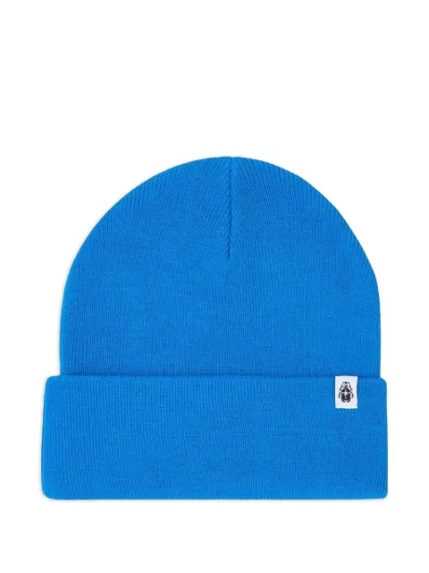 Edwin logo-patch beanie hat