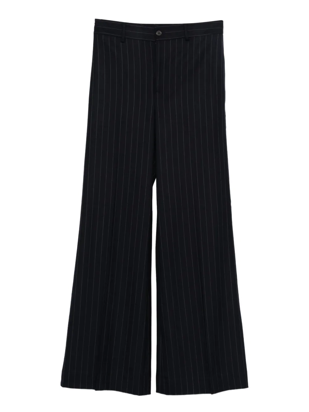 Ralph Lauren Pinstripe Trousers In Blue