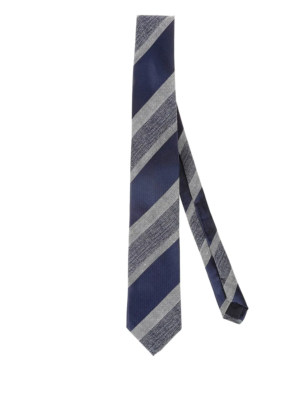 BIGI MILANO striped silk tie | Blue | Image 1